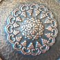 Vintage Embossed Copper Wall Tray &acirc;�� Armenian Floral & Geometric D&Atilde;&copy;cor, Soviet Era 1960s&acirc;��1970s