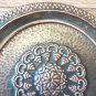 Vintage Embossed Copper Wall Tray &acirc;�� Armenian Floral & Geometric D&Atilde;&copy;cor, Soviet Era 1960s&acirc;��1970s