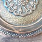 Vintage Embossed Copper Wall Tray &acirc;�� Armenian Floral & Geometric D&Atilde;&copy;cor, Soviet Era 1960s&acirc;��1970s