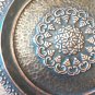 Vintage Embossed Copper Wall Tray &acirc;�� Armenian Floral & Geometric D&Atilde;&copy;cor, Soviet Era 1960s&acirc;��1970s