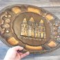 Etchmiadzin Vintage Embossed Copper Tray Wall Decoration