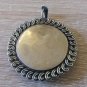 Vintage Armenian Soviet Filigree Agate Pendant: Retro Style Antique