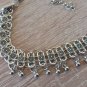Flowery Drop Dangle Link Necklace &acirc;�� Armenian Ethnic Design