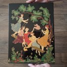 Swing Vintage Enamel Copper Lacquered Wall Decoration: Armenian Traditional Home Décor  1978