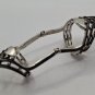 Articulated Double Ring Sterling Silver .925: Full Finger Ring