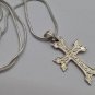 Armenian Cross Etchmiadzin Sterling Silver Pendant: Child Faith Necklace