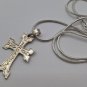 Armenian Cross Etchmiadzin Sterling Silver Pendant: Child Faith Necklace