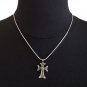 Armenian Cross Necklace in Sterling Silver .925 with Eternity Pendant: Handmade Faith Jewelry