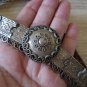 Vintage Armenian Melchior Leather Soviet Belt: 1960s Armor Link Belt