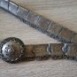Vintage Armenian Melchior Leather Soviet Belt: 1960s Armor Link Belt