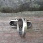Vintage Armenian Soviet Filigree Ring: 1960s Mahogany Obsidian Jewelry