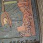 Minstrel Vintage Embossed Copper Enamel Wall Decoration: Armenian Troubadour