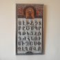 Vintage Embossed Copper Enamel Wall Art &acirc;�� Armenian Alphabet