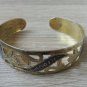 Vintage Soviet Silver .875 Cuff Bracelet &acirc;�� Adjustable Ethnic Hammer & Sickle Star Hallmarked
