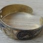 Vintage Soviet Silver .875 Cuff Bracelet &acirc;�� Adjustable Ethnic Hammer & Sickle Star Hallmarked