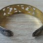 Vintage Soviet Silver .875 Cuff Bracelet &acirc;�� Adjustable Ethnic Hammer & Sickle Star Hallmarked