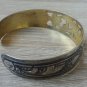 Vintage Soviet Silver .875 Cuff Bracelet &acirc;�� Adjustable Ethnic Hammer & Sickle Star Hallmarked