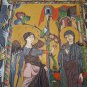Vintage Embossed Copper Enamel Wall Art â The Annunciation, 13th Century Armenian Gospel