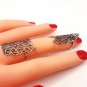Armenian Adjustable Alphabet Double Ring &acirc;�� Sterling Silver .925