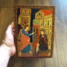 Annunciation – Armenian Vintage Enamel Copper Wall Art (1970s–1980s)