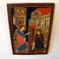 Annunciation &acirc;�� Armenian Vintage Enamel Copper Wall Art (1970s&acirc;��1980s)