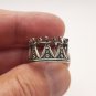 Armenian Adjustable Dancing Ring: Sterling Silver .925