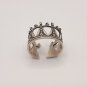 Armenian Adjustable Dancing Ring: Sterling Silver .925