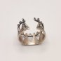 Armenian Adjustable Dancing Ring: Sterling Silver .925