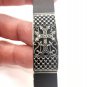 Men&acirc;��s Leather Bracelet with Armenian Cross Sterling Silver .925, Faith Jewelry