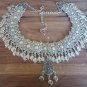 Armenian Pomegranate Armor Belt: Silver Oxidized Ethnic Belly Dance Jewelry