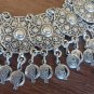 Armenian Pomegranate Armor Belt: Silver Oxidized Ethnic Belly Dance Jewelry