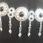 Armenian Flowery Shield Belt â Silver Oxidized Ethnic Jewelry with Pomegranate Coins & Black Onyx