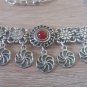 Eternity Forehead Flowery Silver-Plated Drop &acirc;�� Armenian Headpiece with Pomegranate Symbolism