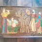 Vintage Armenian Copper Enamel Wall Relief: Sasun Dance, Soviet Era 1970s&acirc;��80s Embossed Home D&Atilde;&copy;cor
