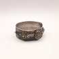Vintage Armenian Soviet Flowery Gemstone Cuff Bracelet – Antique Ethnic Jewelry