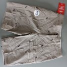 Dockers Shorts Pacific Collection Anchors Classic Fit Flat Front Casual Tan 30 New