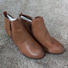 Dunes Double zip Ankle Books - Brown - New - 7M