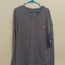 White Sierra Women's Pebble Peak Wool V-Neck Heather Gray Medium - New