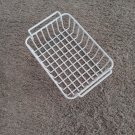 White Coated Metal Basket Organizer Like New without box