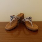 Rialto 'BAILEE' Women's Sandal Taupe/Woven/Smooth 6M NEW in box