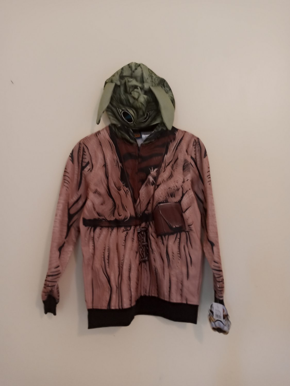 Disney Star Wars Yoda Jacket Sage Green Kids Large NEW with tags