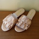 Nine West Womens Ivarene Open Toe Casual Slide, Rose Gold/Metallic, 7.5 - NEW