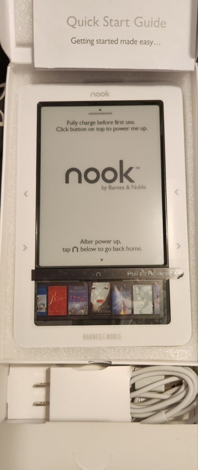 NOOK WiFi eReader-1st Generation Barnes & Noble BNRV100 FPOR READ