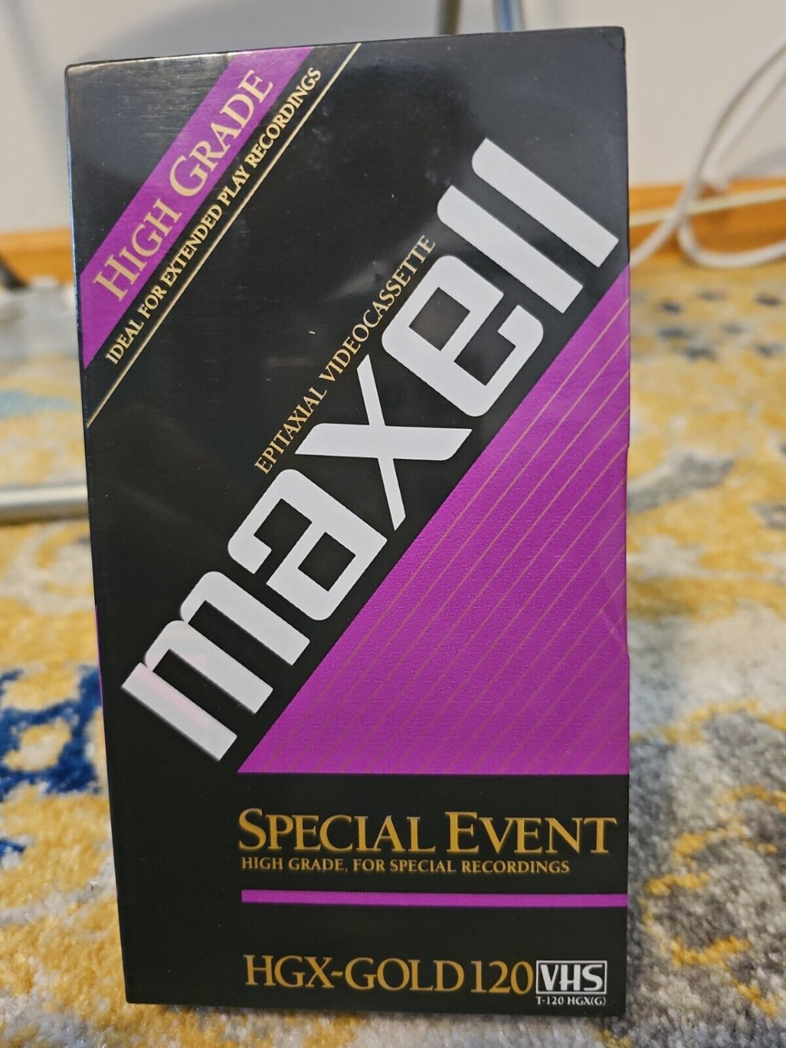 Fita Vhs Virgem Jvc Sx Gold 6h Ep T-120 | Shopee Brasil