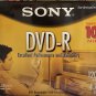 Sony DVD-R 4.7GB 120 Minute Blank Disc 10-Pack New Sealed