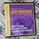 Robert G Allen Info-preneuring DVD discs and manual