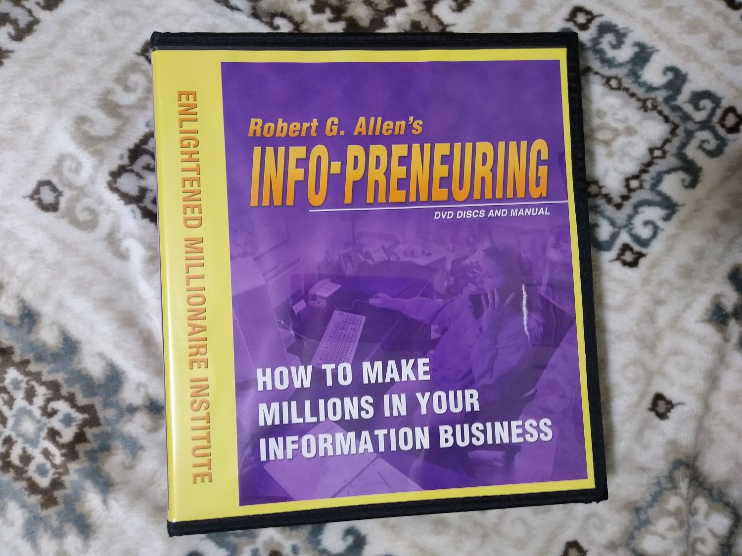 Robert G Allen Info-preneuring DVD discs and manual