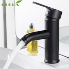 High Quality Single Handle Bathroom Basin Faucets Cold/Hot Mixer Basin Sink Tap Black