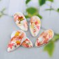 2 pcs Maple Leaf Fall Autumn 3D Quick Nail Art Sticker Easy to use Design