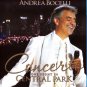 Andrea Bocelli Concerto One Night In Central Park Blu-Ray